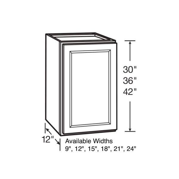 Satin White Wall Kitchen Cabinet I585773