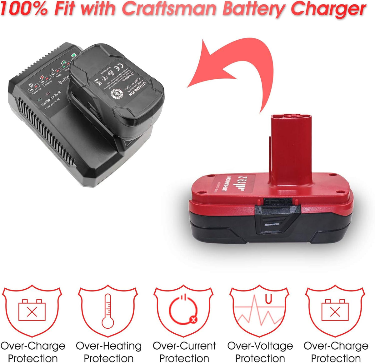 19.2V 3000mAh Lithium Ion Battery X4733