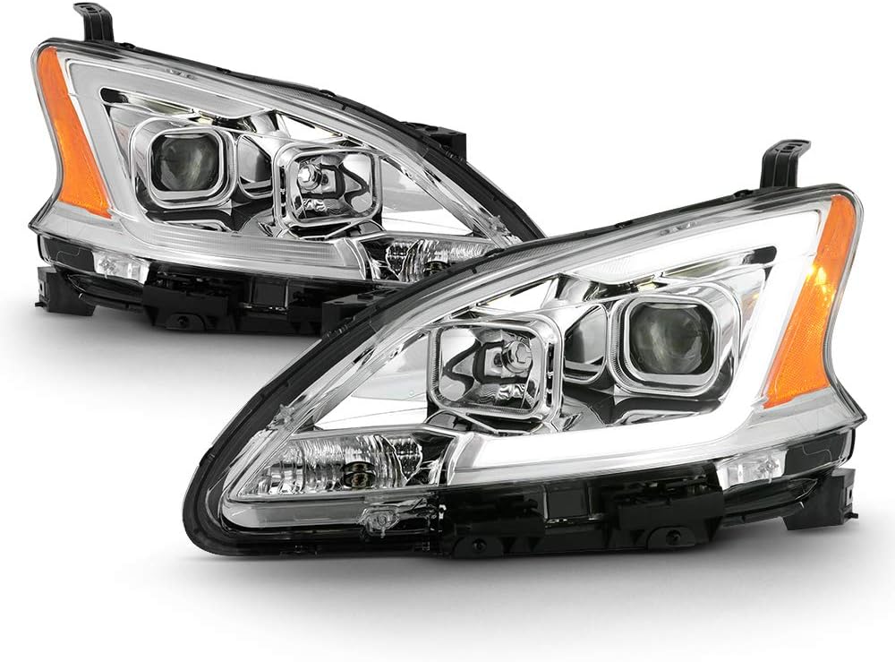 Chrome Housing LED Projector Headlights Pair R522582