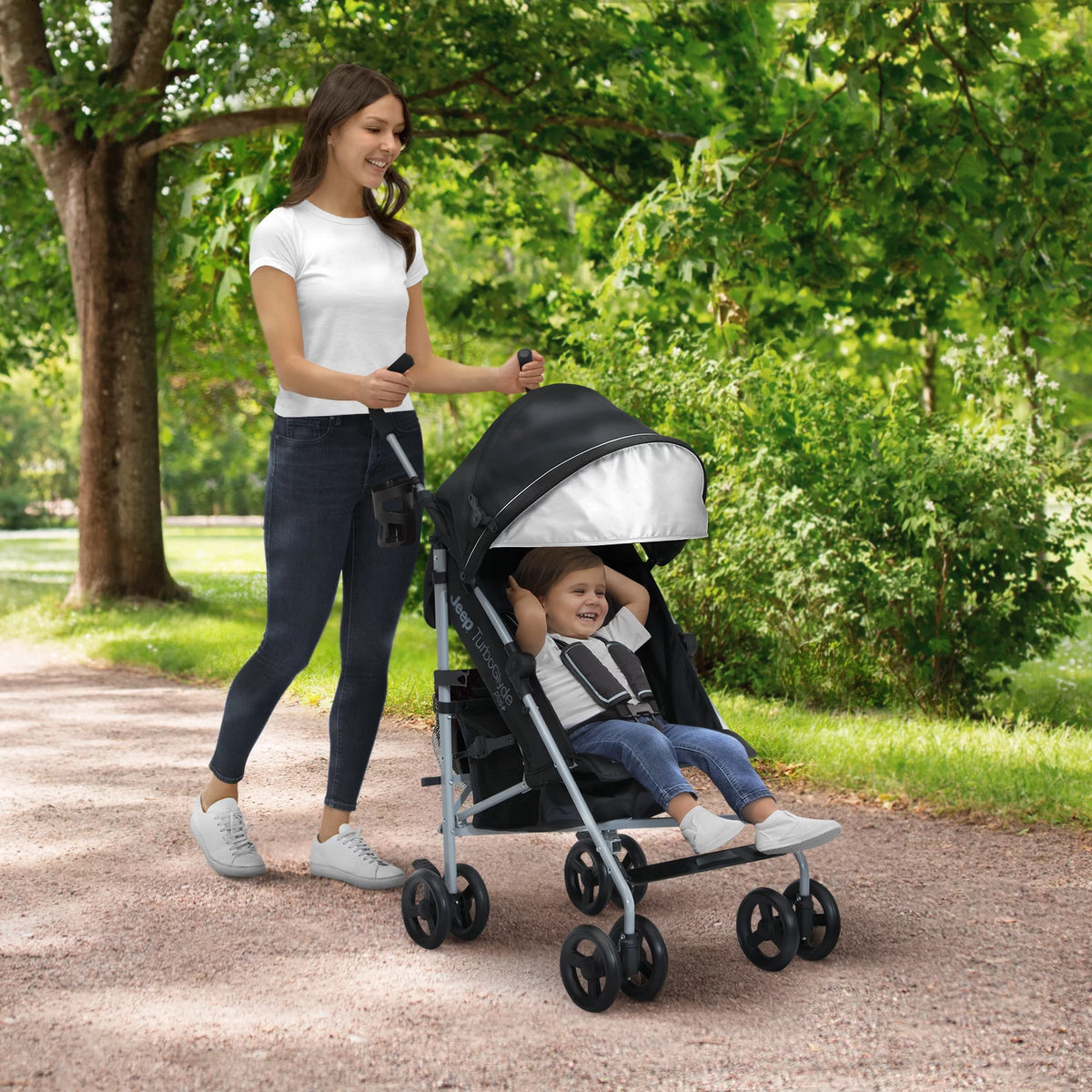 Lightweight Travel Stroller 13.7 Pounds Black U855