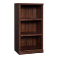 Walnut Brown Wooden 3 Tier Bookcase with Adjustable Shelves U264