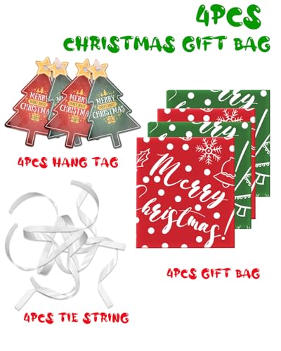 Assorted Sizes 34Pcs Christmas Gift Bags W69616