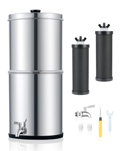2.25 Gal Stainless Steel Gravity Water Filter System K93784