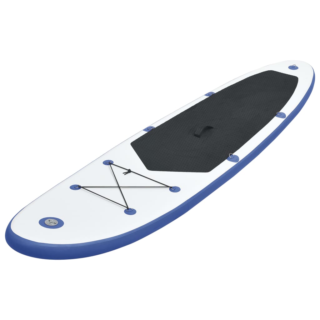 Blue and White Inflatable Paddle Board Set P82166