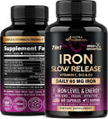 60 Capsules Iron 65mg Ferrous Sulfate 325mg Slow Release O8846