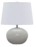 17 inch One Light Stoneware Table S3405