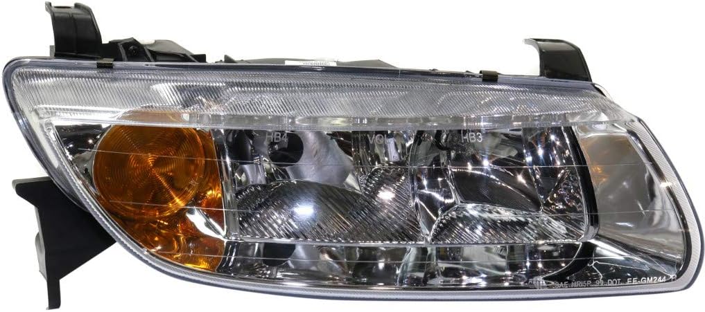 Passenger Side Headlight for Saturn L-Series Sedan 2000 2001 2002, Pack of 2 Q990000