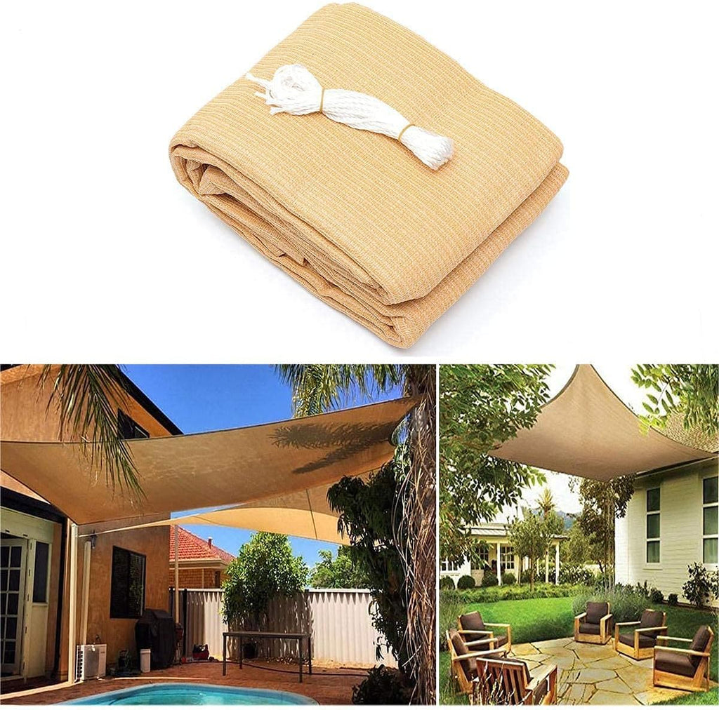 13’x16’ Earthy Yellow Sun Shade Sail Canopy J491