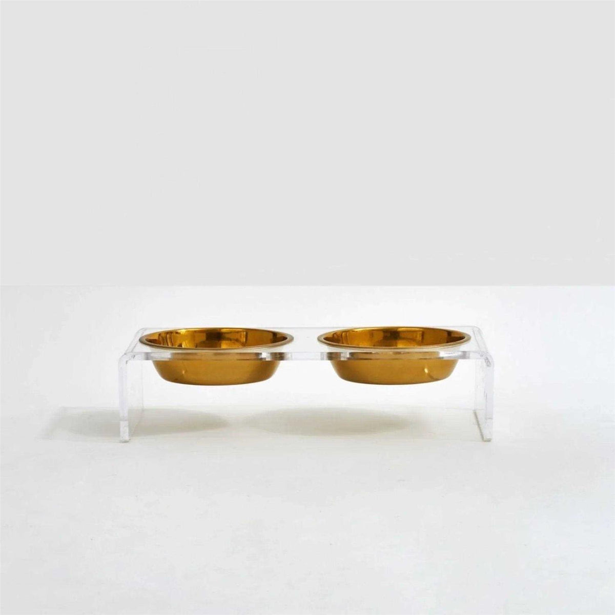 Large Clear Double Bowl Pet Feeder X75486