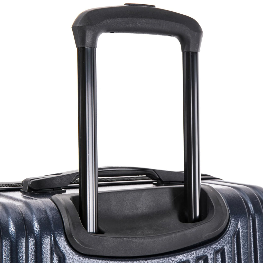 3-Piece Hardside Luggage Set with Spinner Wheels, 20"/24"/28", Navy Blue I861
