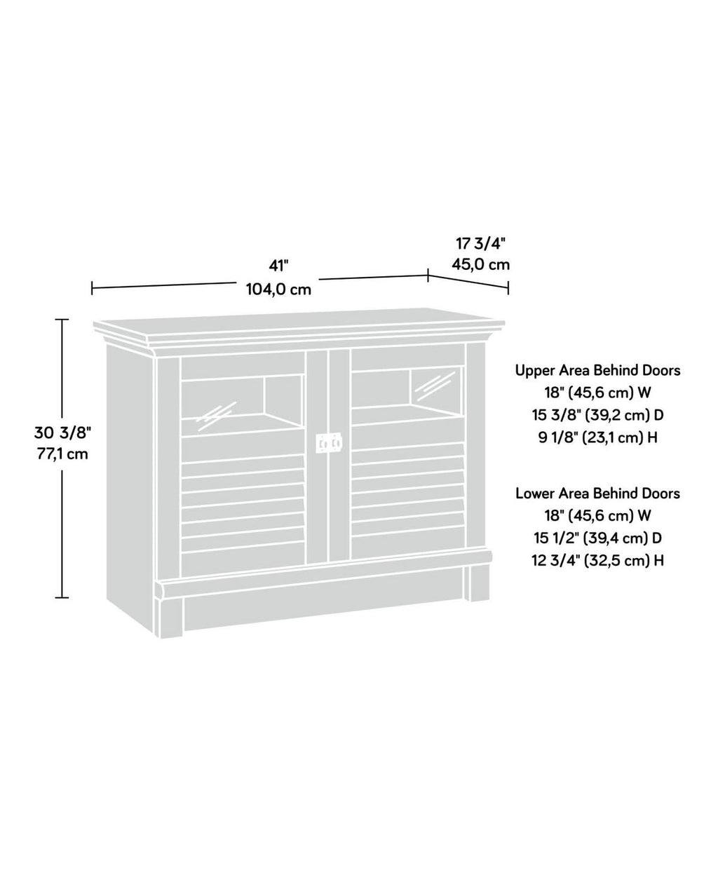 Curado Cherry Accent Cabinet V530