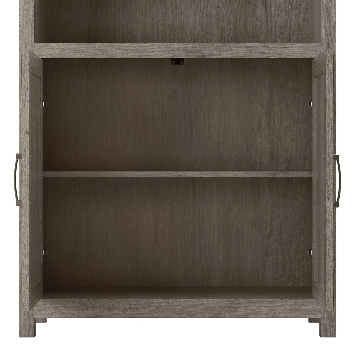 L Shaped Desk with File Cabinet and Bookcase N123056