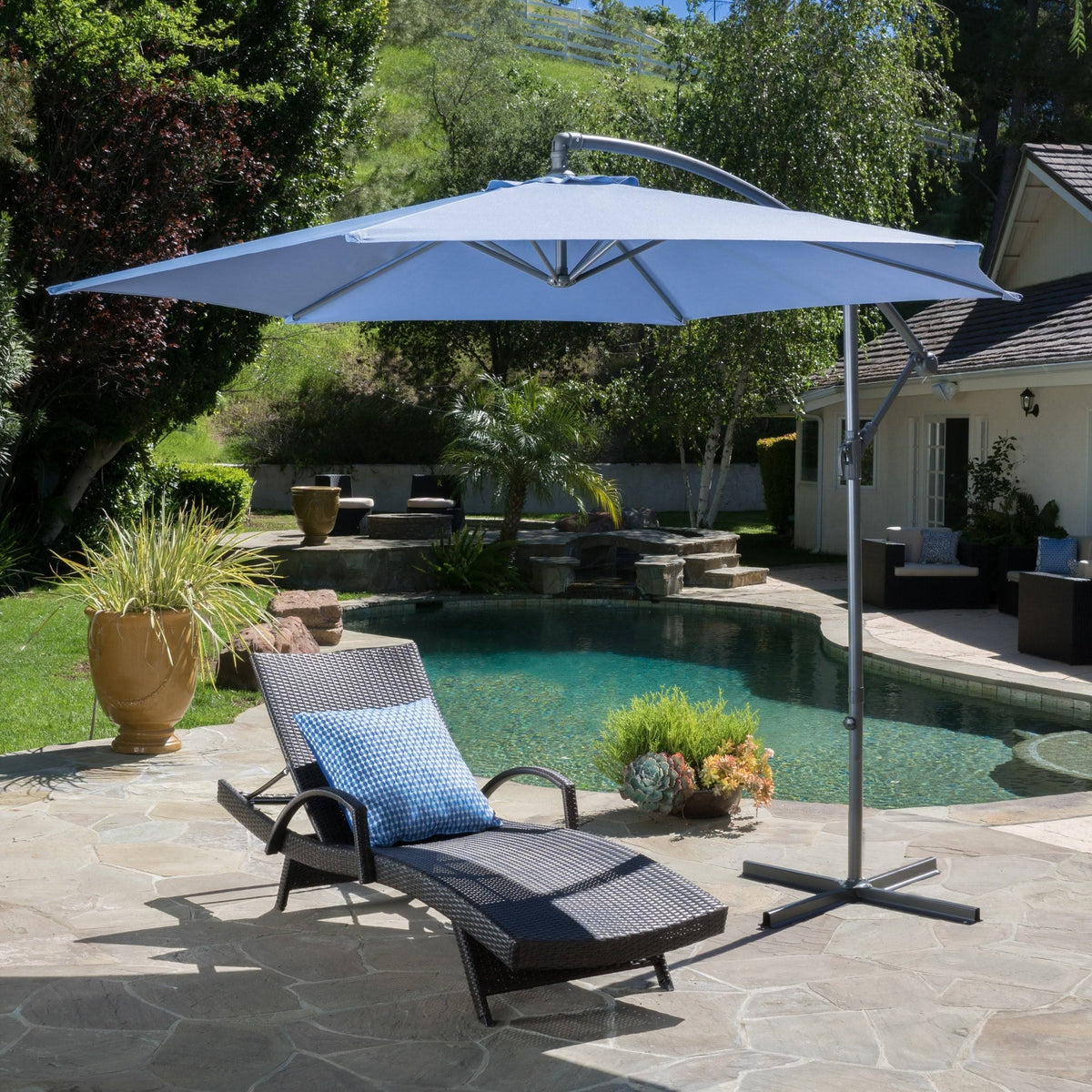 Lavender Blue 10 ft Sun Canopy G397342