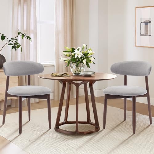 Green Fabric Upholstered Dining Chairs Set of 4 G464