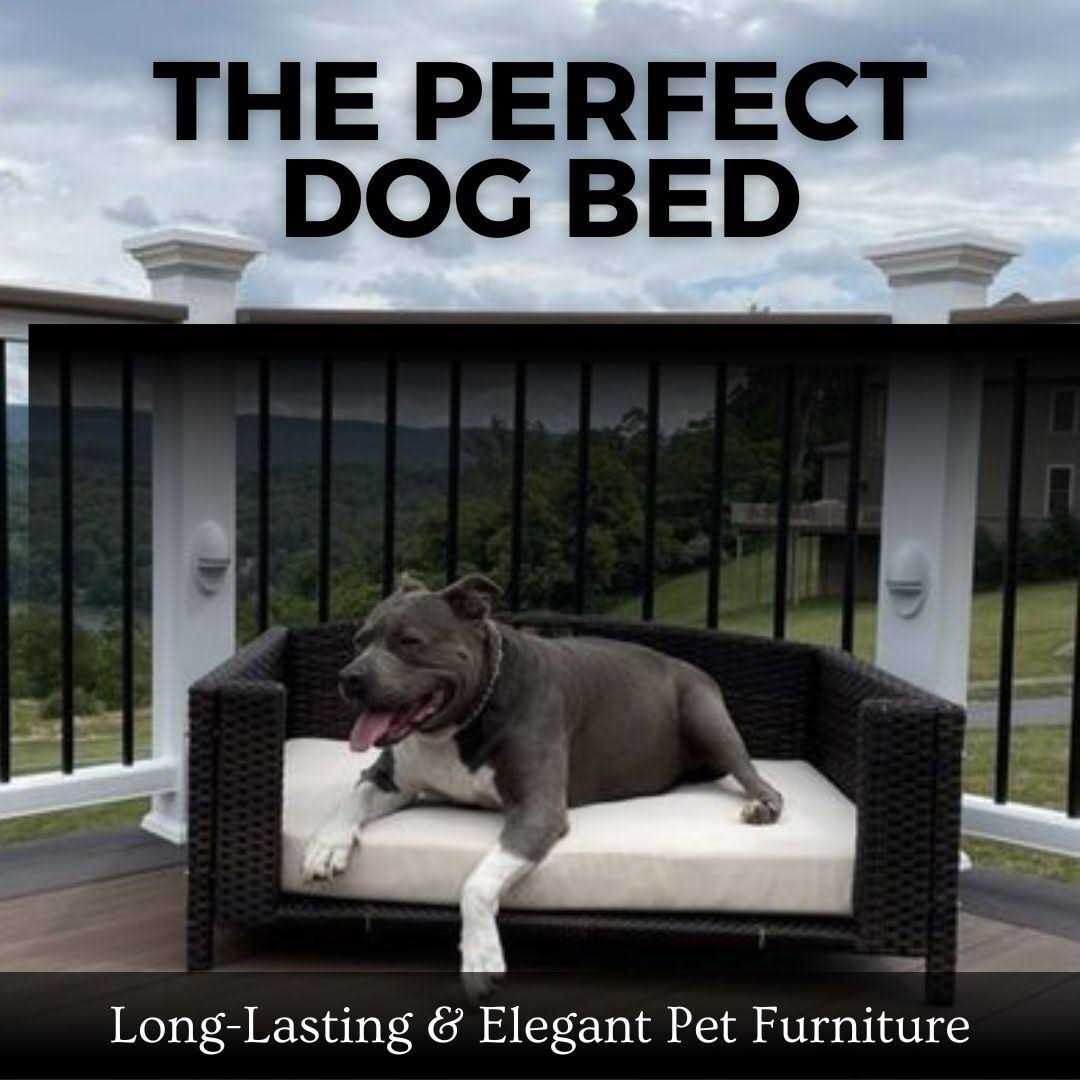Rattan Rectangular Pet Sofa P83503