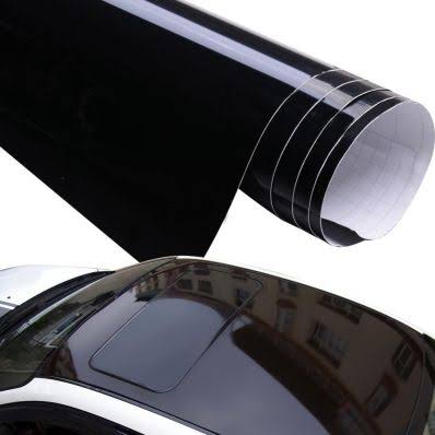 Shiny Black Car Wrap Vynil Film 152cm x 5 Mt. R408875