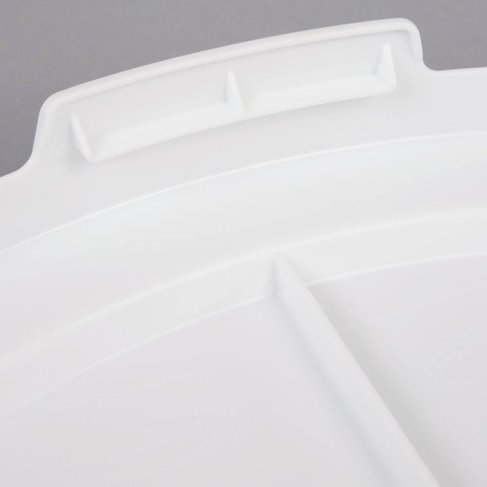 White Sliding Lid with 4-Cup Scoop V75628