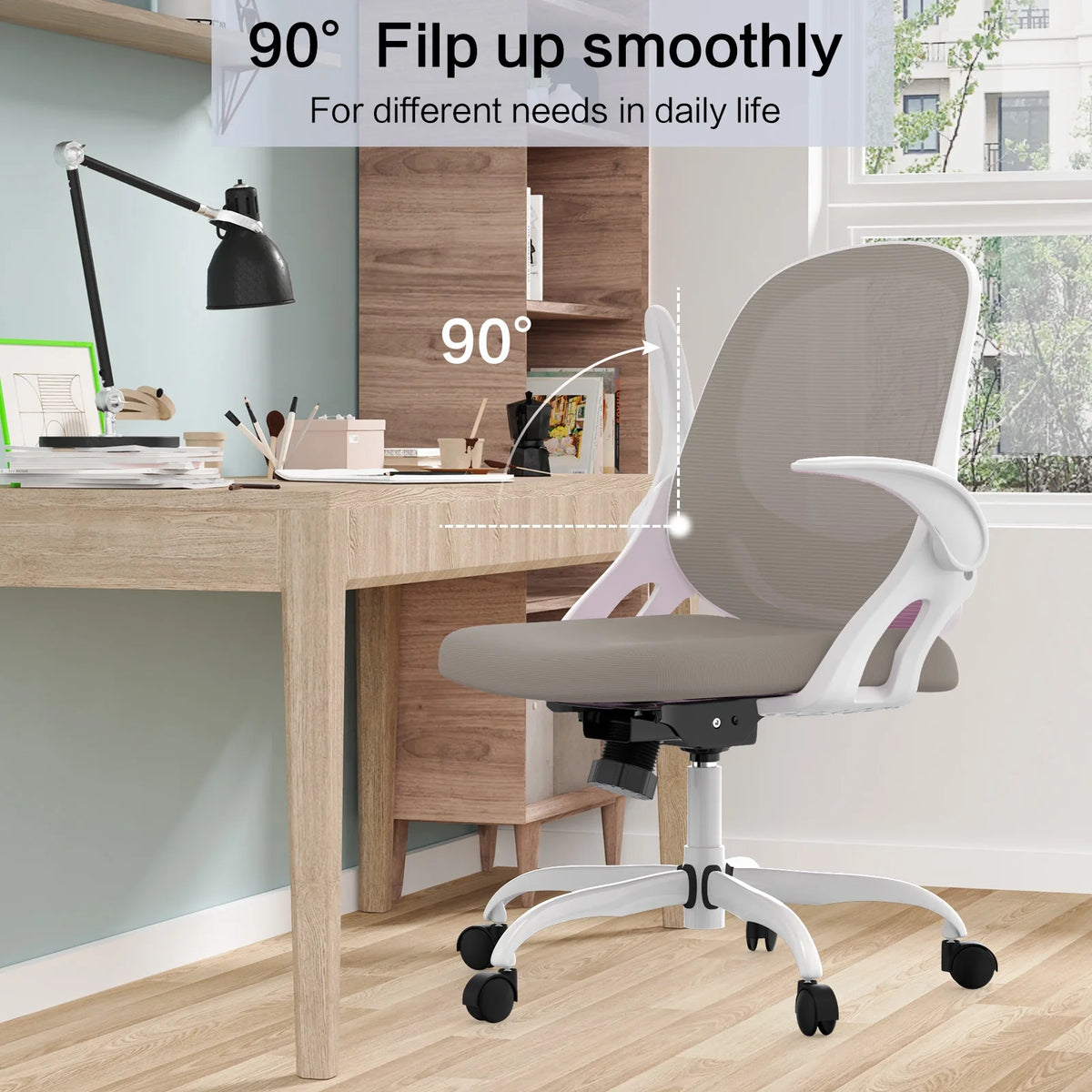 Light Blue Ergonomic Mesh Office Chair K45686