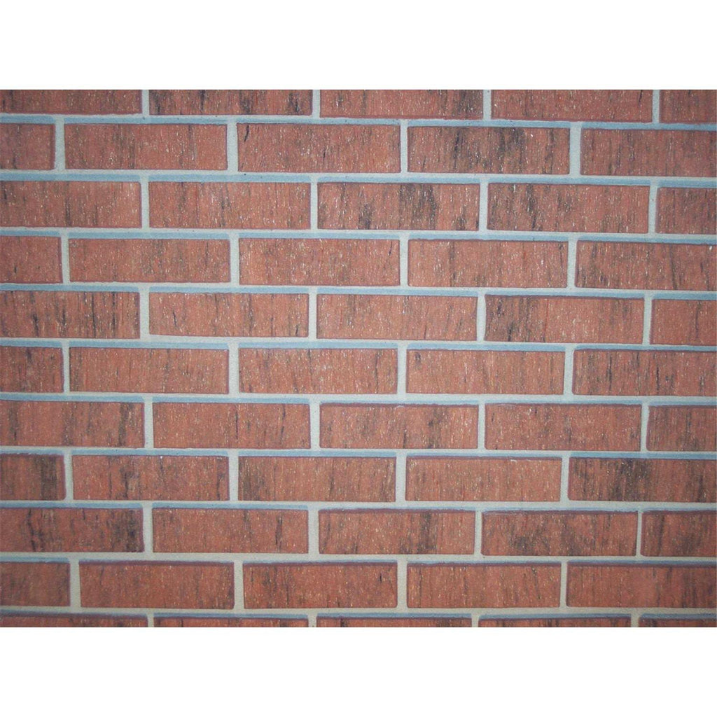 8 in. x 2.25 in. x 0.44 in. Concrete Red Thin Brick Veneer S17171