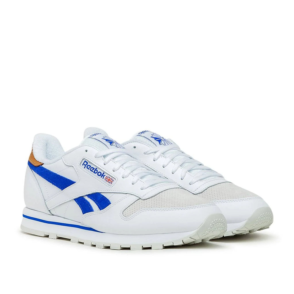 White Blue Leather Sneakers I864839
