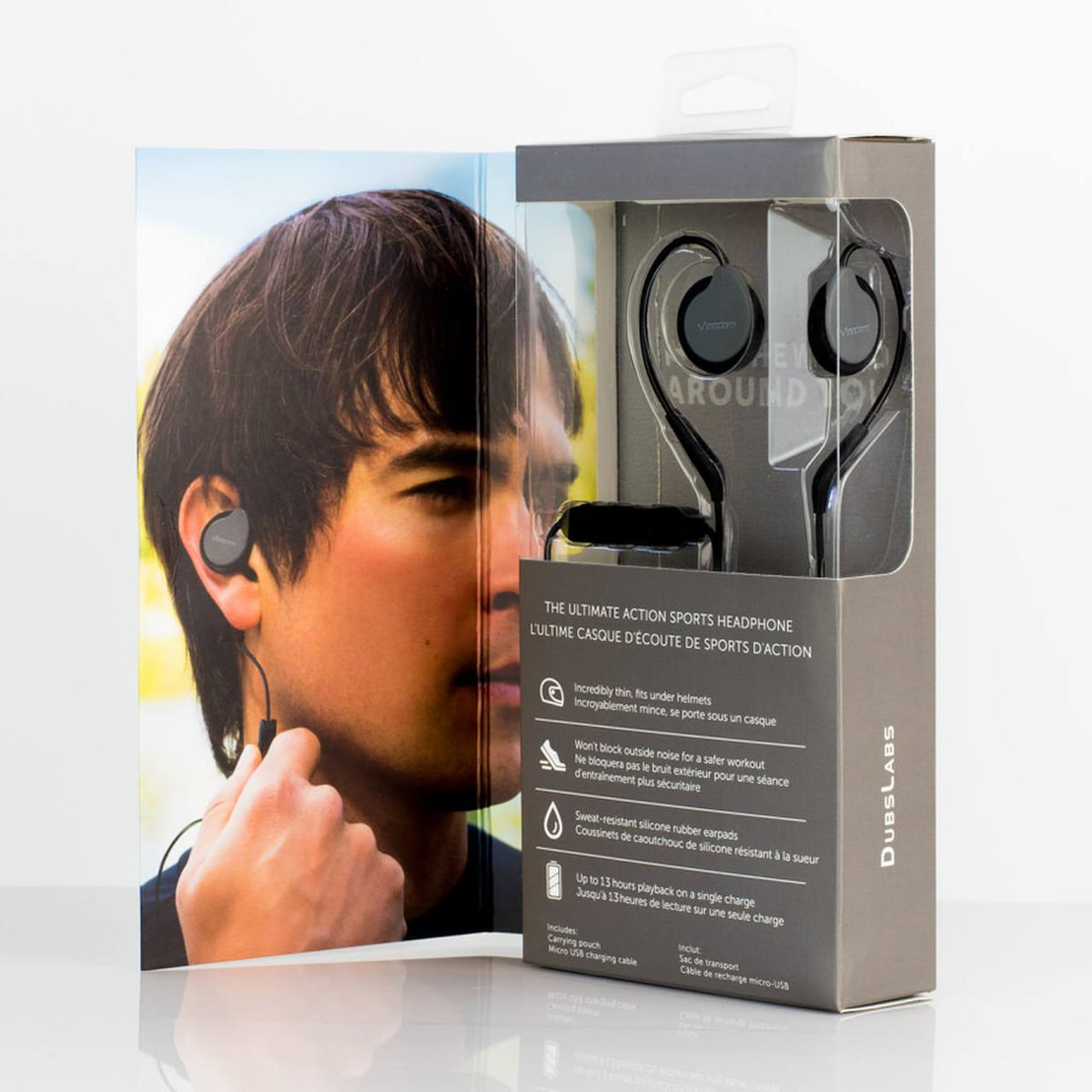Covert Gray In-Ear Wireless Sport Headphones Z525