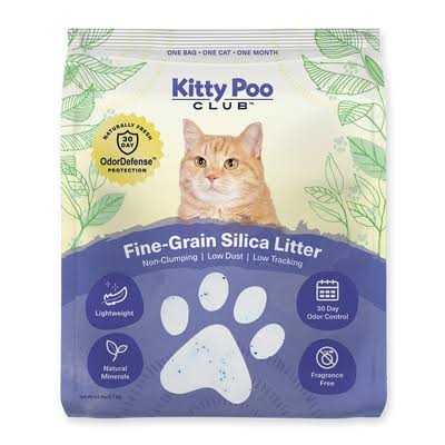 Silica Litter with Disposable Cat Litter Box B863371