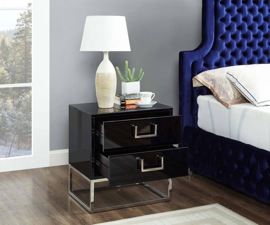 White Gold Nova Side Table A17667