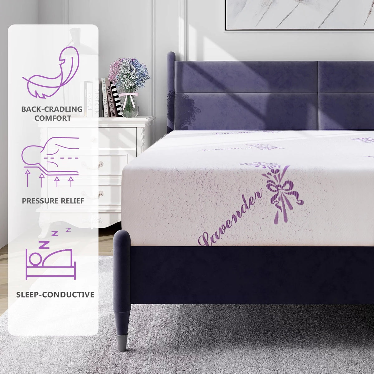 10 inches Queen Memory Foam Mattress L936509