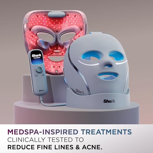 Blue Frost LED Face Mask with Remote Control S982000