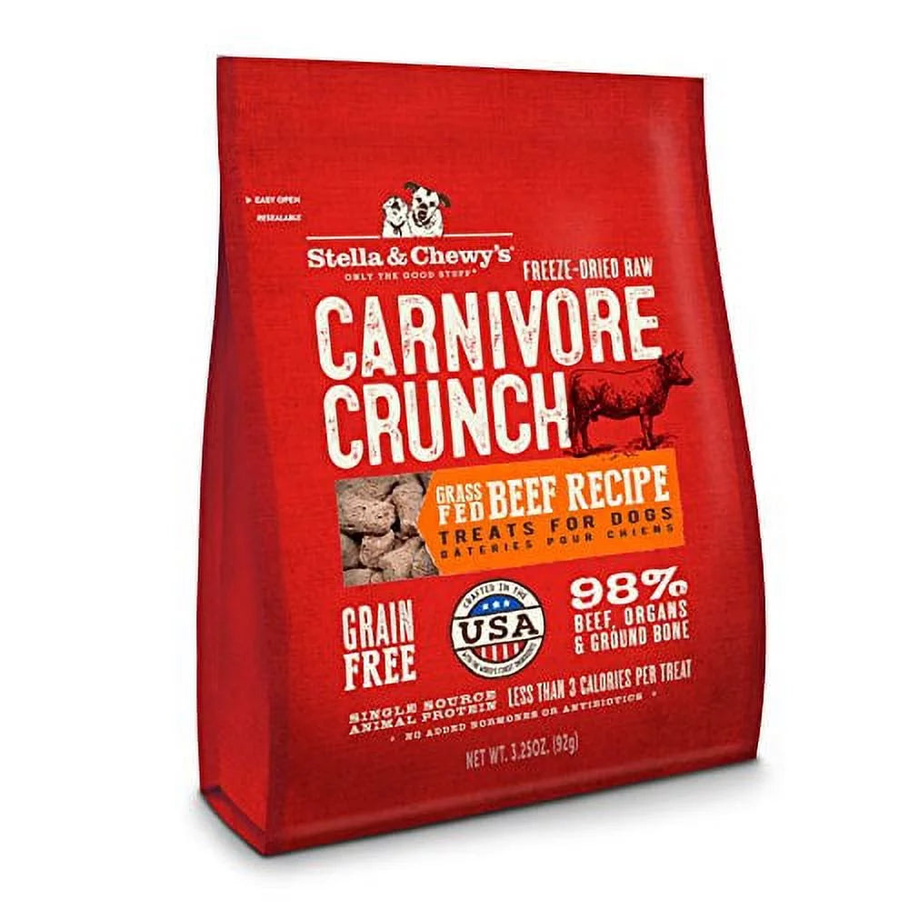Freeze-Dried Grain-Free Dog Treats, 3.25 oz O730463