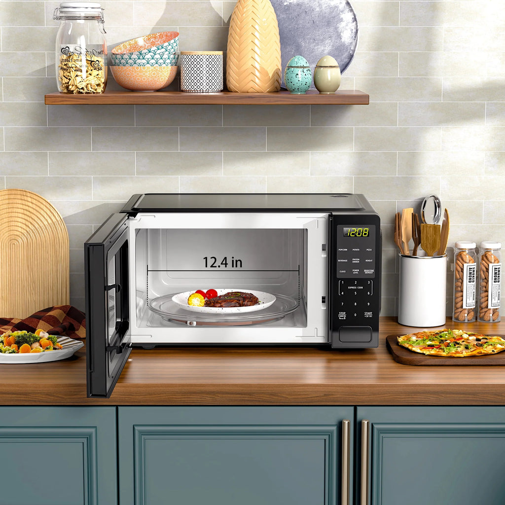 1.1 Cu ft 1000 Watts Black Countertop Microwave Oven G1877