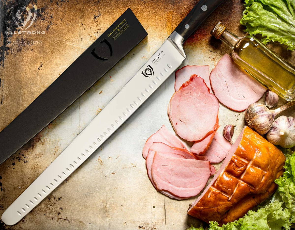 12 Inch German HC Steel Slicing Knife with Sheath M109