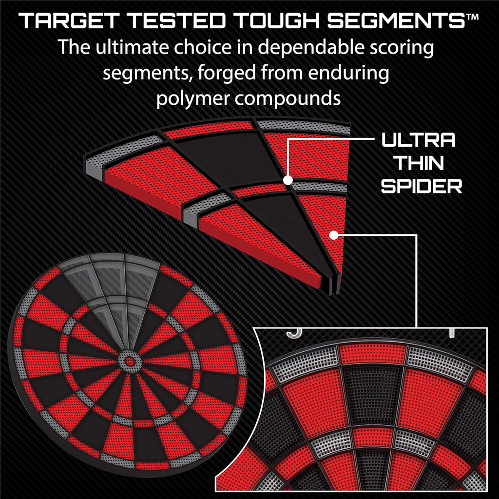 Electronic Dartboard with Darts and Extra Tips Y92928