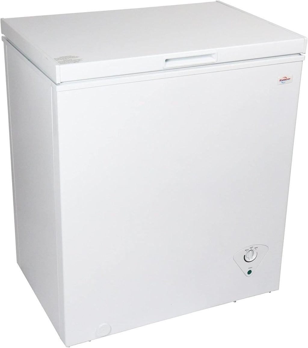 White 5.0 Cubic Feet Compact Chest Freezer with Removable Wire Basket P466