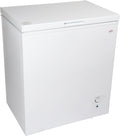 White 5.0 Cubic Feet Compact Chest Freezer with Removable Wire Basket P466