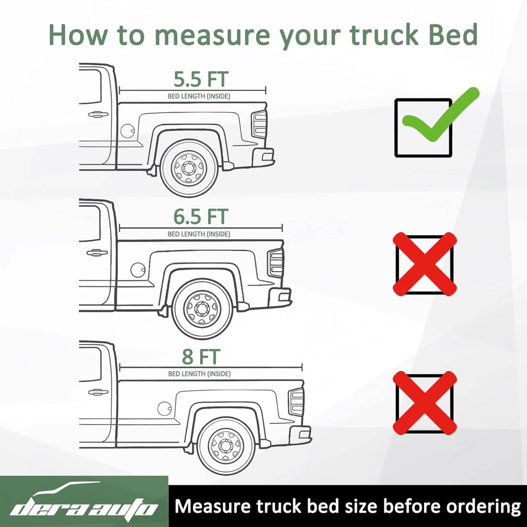 Hard Tri-Fold Truck Bed Tonneau Cover for 5.5ft Bed Q240992