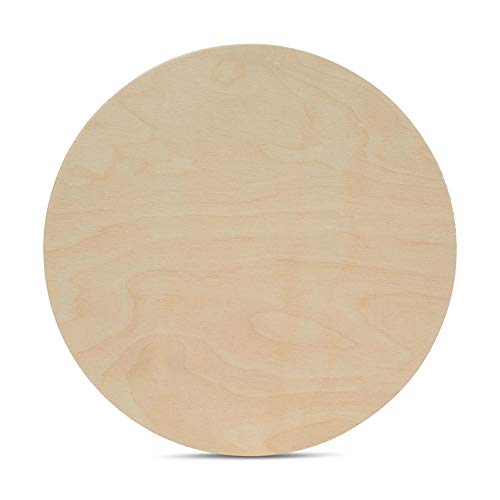 Unfinished Birch Wood Circles 16 inch 1/2 inch Thick Pack of 1 A869351