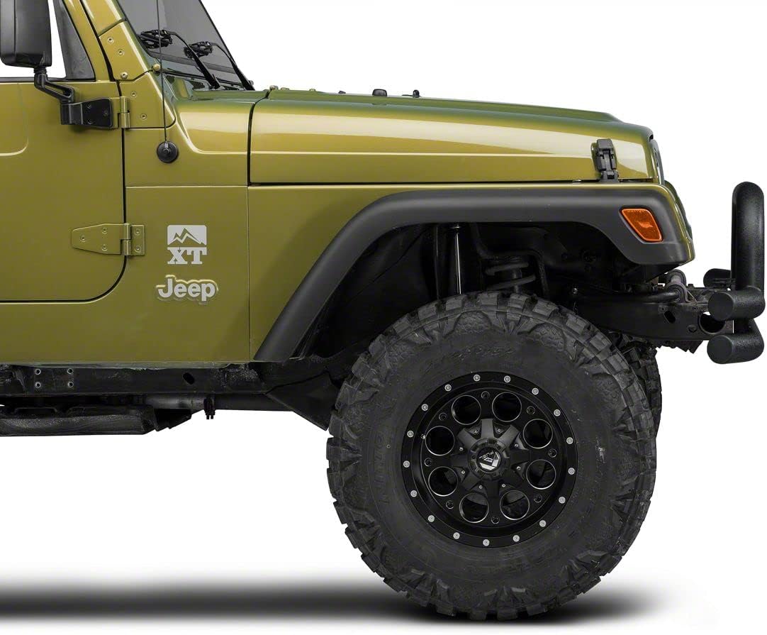 Textured Black Double Tubular Front Bumper with Over-Rider Hoop N622