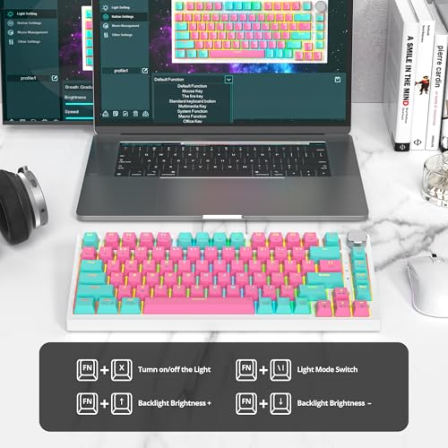 Wireless Creamy Mechanical Keyboard Q96173
