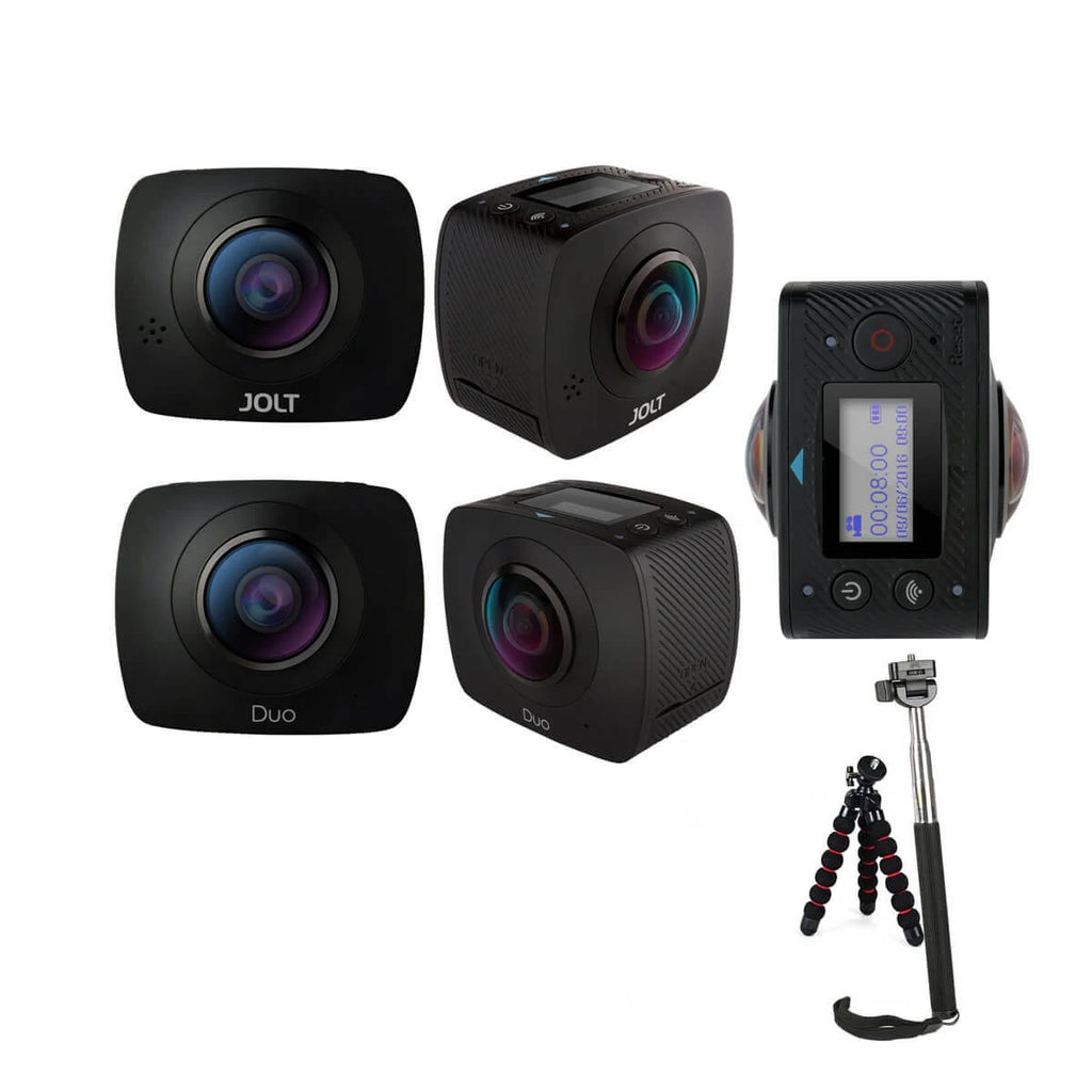Sports Action Camera Kit Dual Lens with Tripod T21099