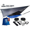 Camping Hammock with Mosquito Net Rain Fly Tree Straps V67714