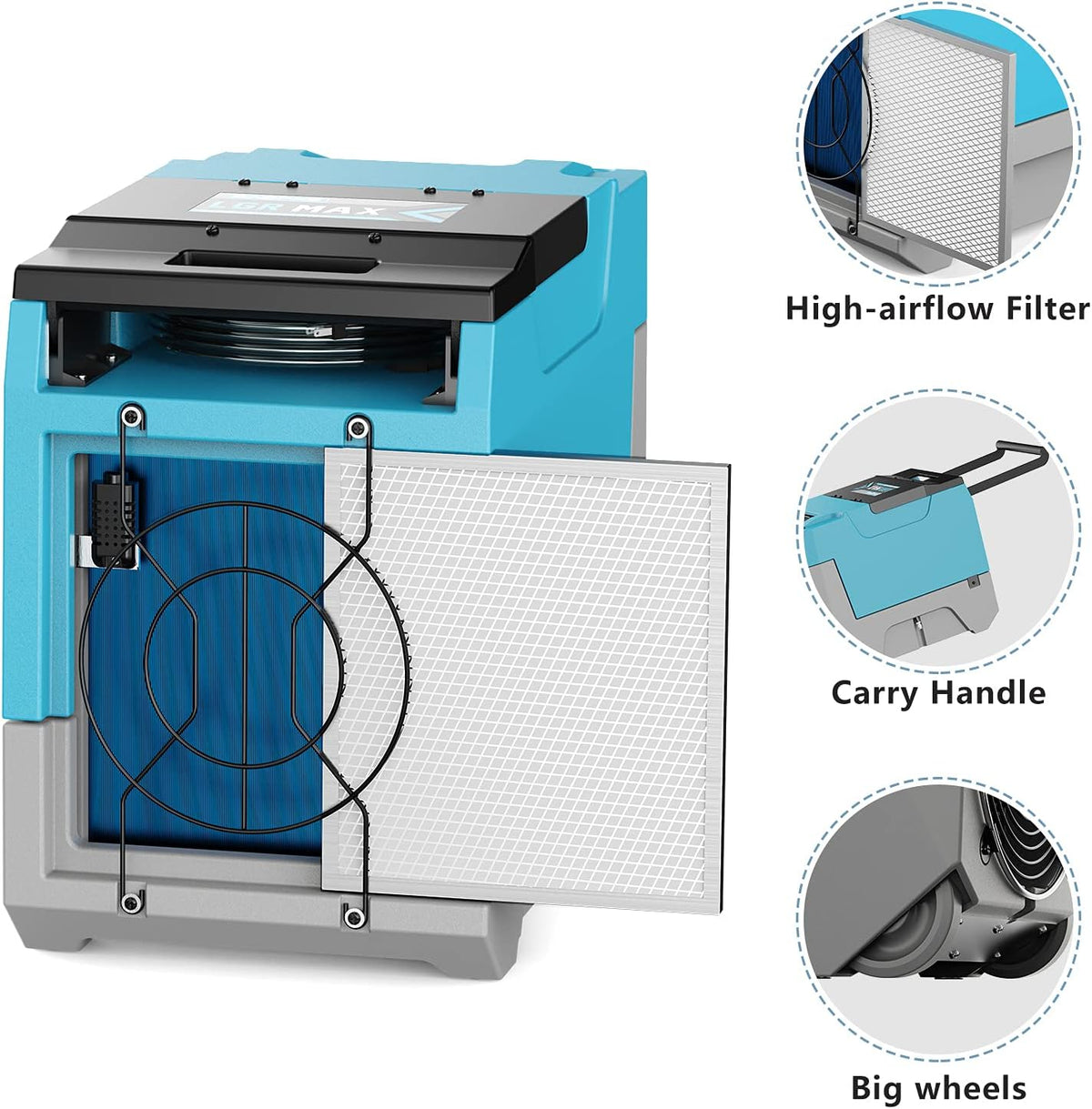 Commercial Dehumidifier with Pump & Drain Hose Q49577