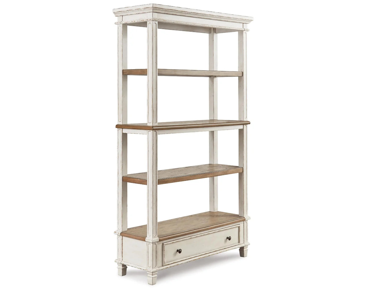 75" Bookcase Brown/White A714