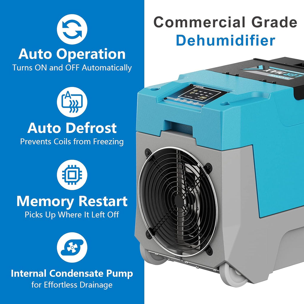 Commercial Dehumidifier with Pump & Drain Hose Q49577