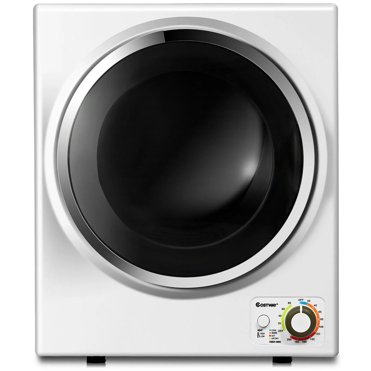 Compact Electric Cloth Dryer Stainless Steel Wall Mounted 1.5 cu.ft. M644