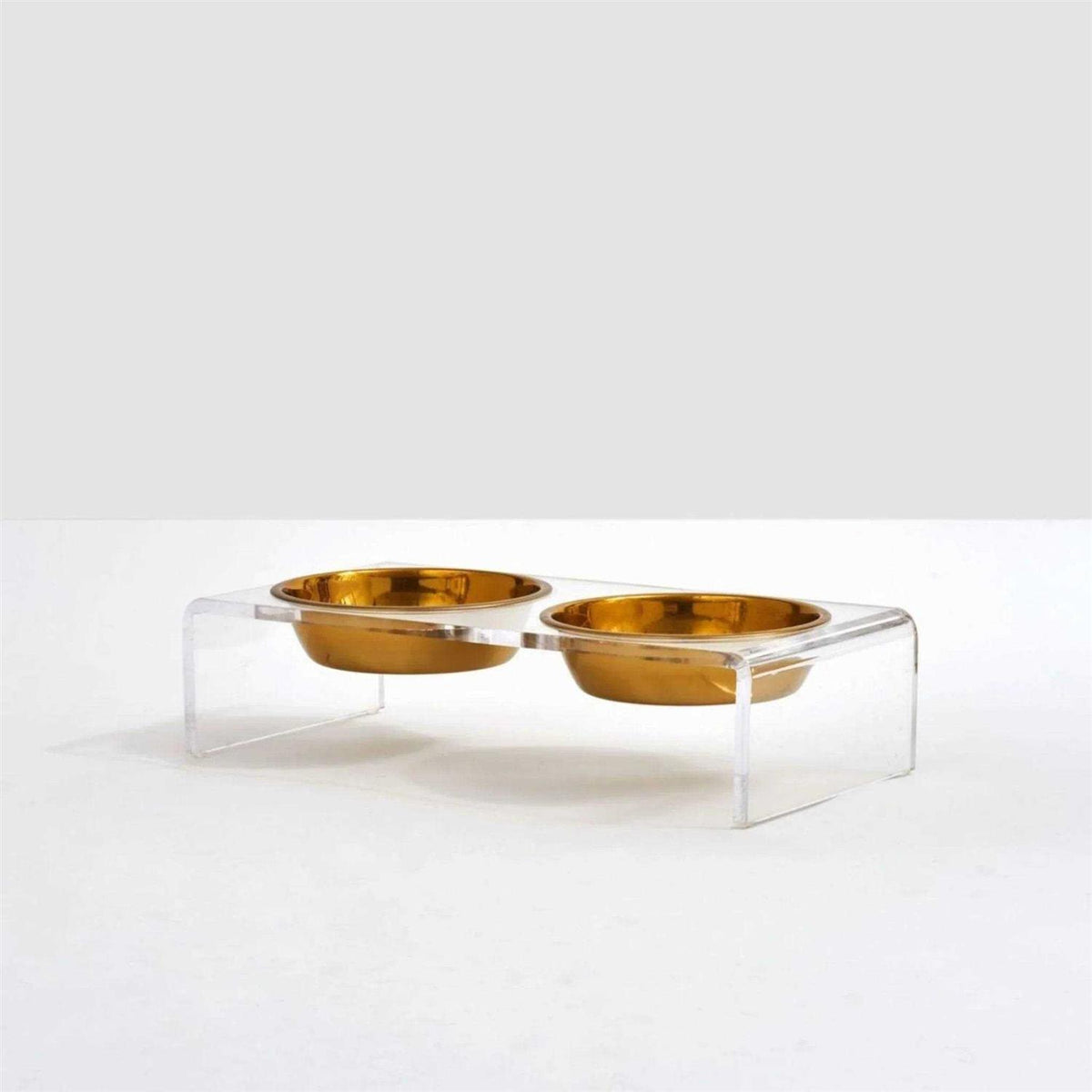 Large Clear Double Bowl Pet Feeder X75486