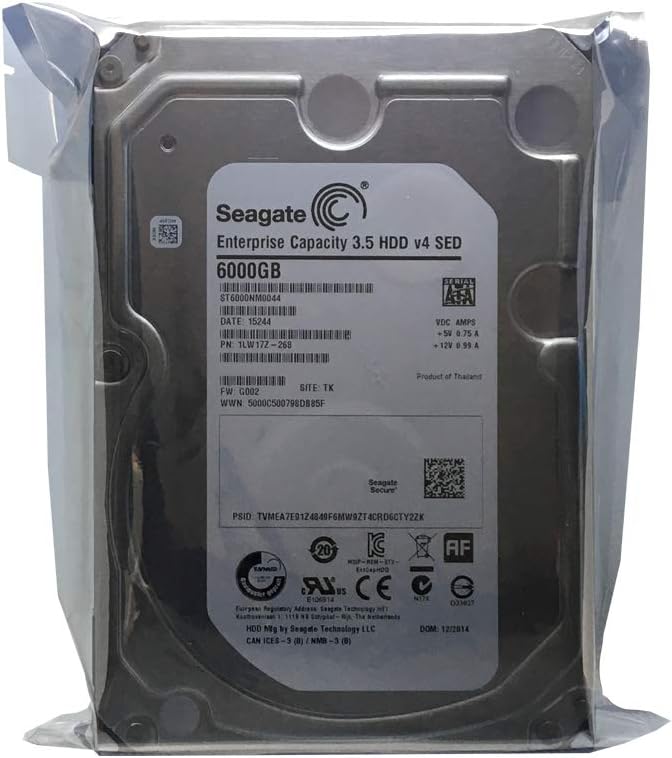 6TB 7200RPM SATA 3.5inch Internal Hard Drive Pack of 2 X4682
