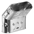 5x22 Type B Oval GAS Vent Double Wall 45 Degree Aluminum H64605