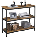 Industrial Console Table Rustic Brown R75409