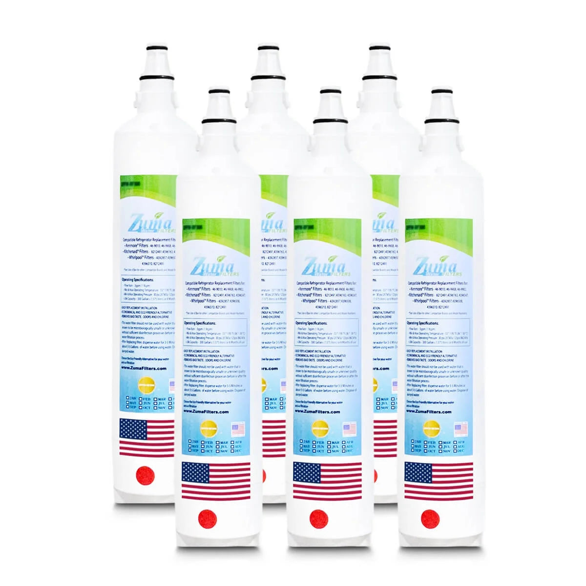 6 Pack Water Filters O202692